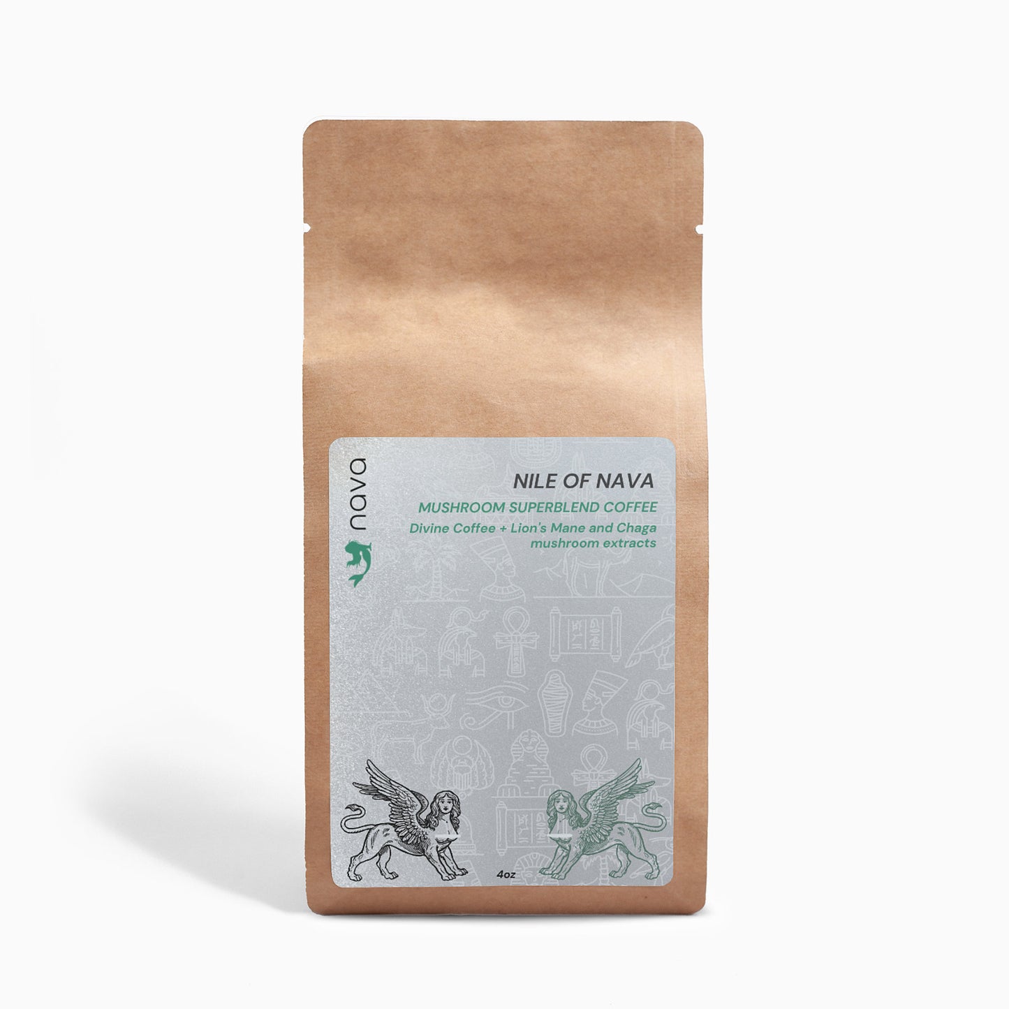 Mushroom Coffee - Lion’s Mane & Chaga 4oz | Nile of Nava