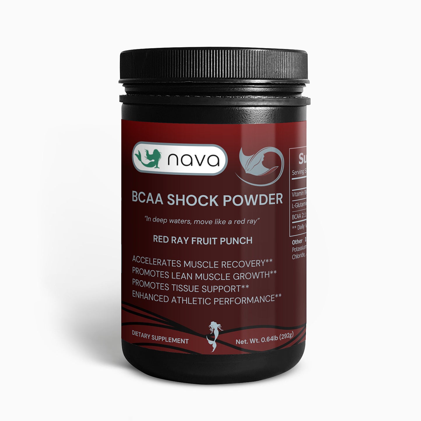 BCAA Shock Powder (Post Workout) | Red Ray’ Fruit Punch Flavor