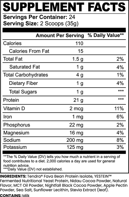 Plant Protein | Chocolate/Cacao Flavor